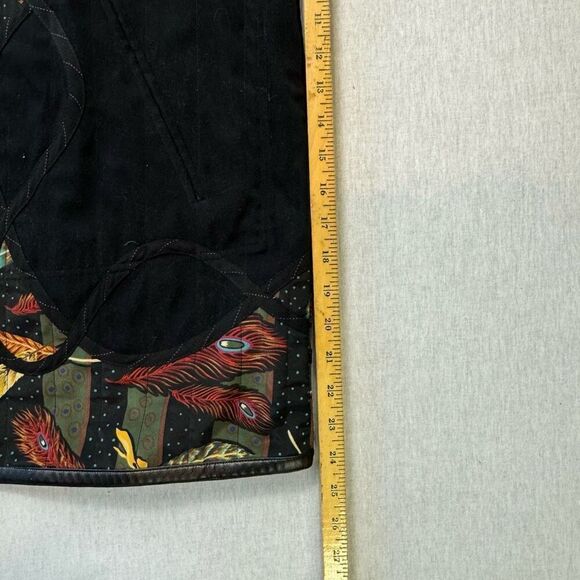 Vintage KOOS Of Course Vinyl Quilted Reversible Jacket Sz 1X - Picture 11 of 11